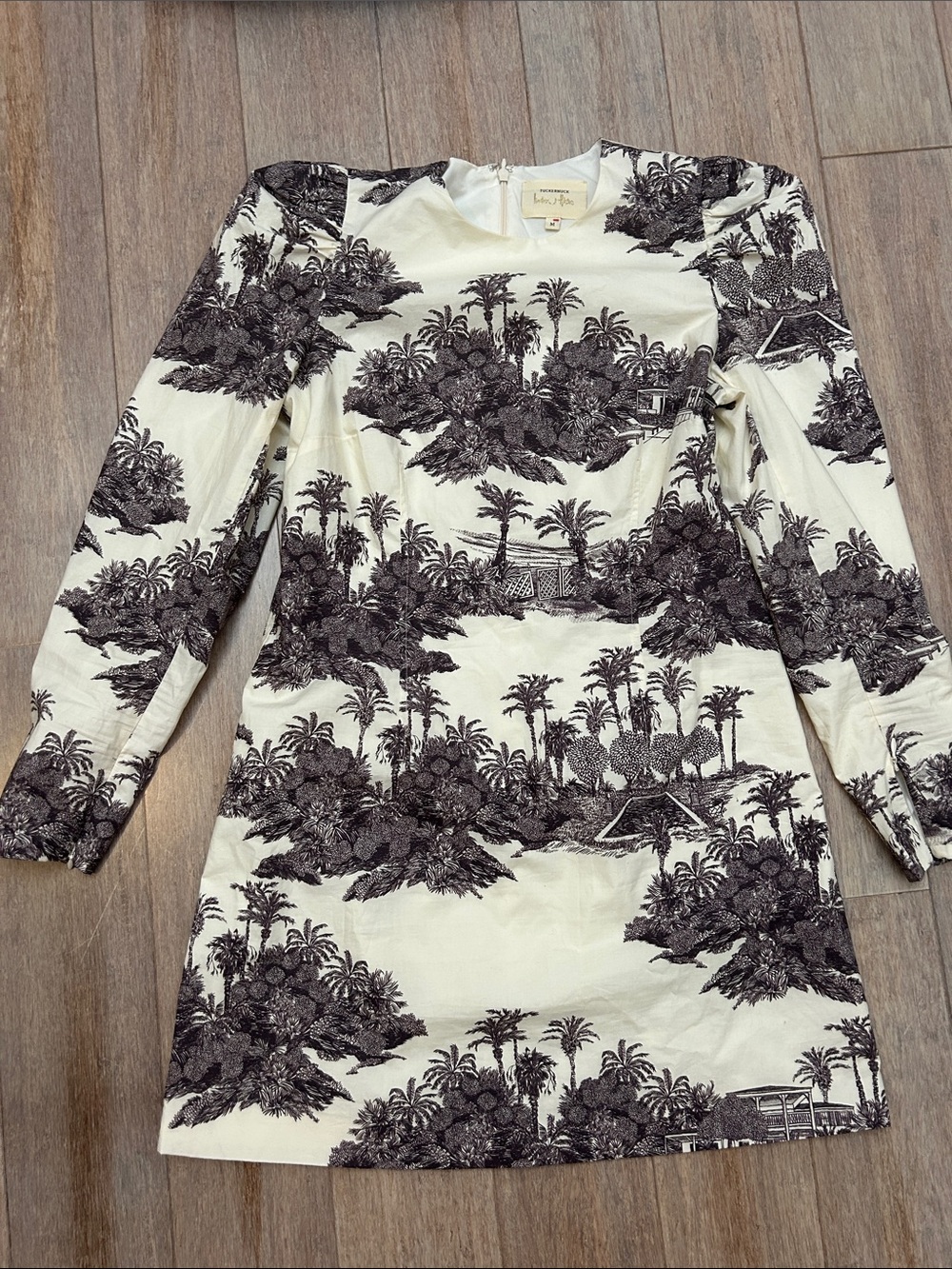 TUCKERNUCK X INDIA HICKS Toile Domino Dress Size M